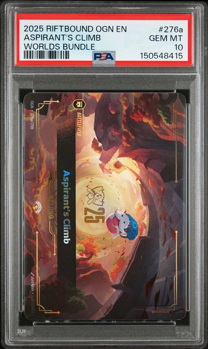 2025 #276a Aspirant's Climb PSA 10 Riftbound: League of Legends Ogn-Origins
