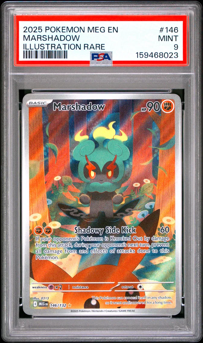 2025 #146 Marshadow PSA 9 Meg EN-Mega Evolution