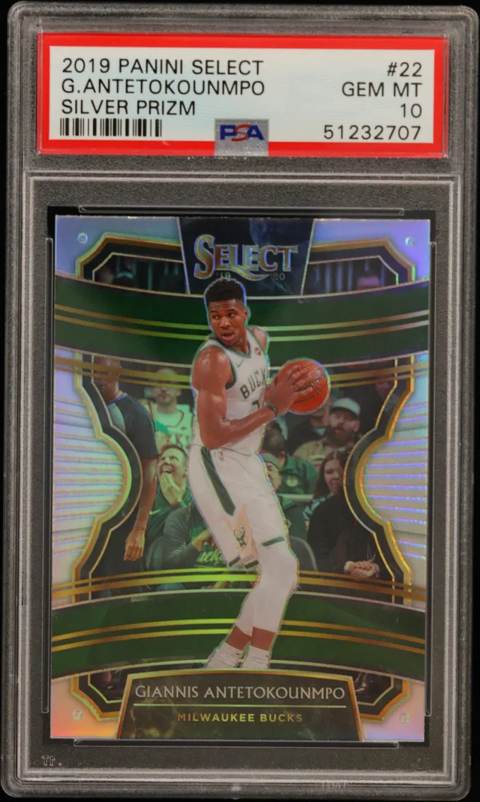 2019 #22 Giannis Antetokounmpo PSA 10 Panini Select