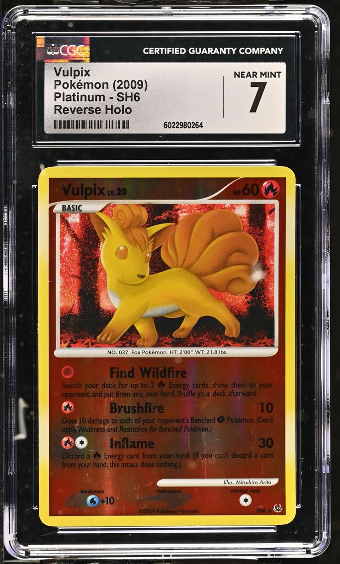2009 #SH6 Vulpix Reverse Holo CG