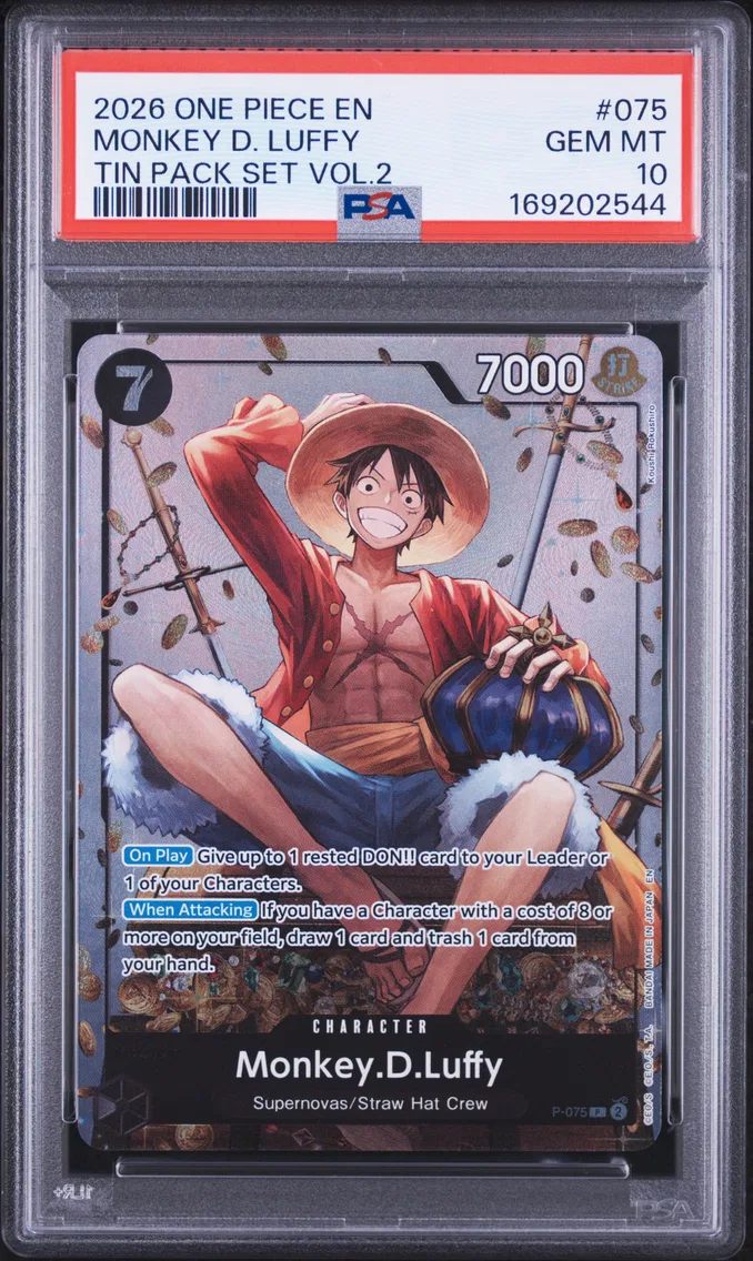 2026 #075 Monkey D. Luffy PSA 10 One Piece Promos