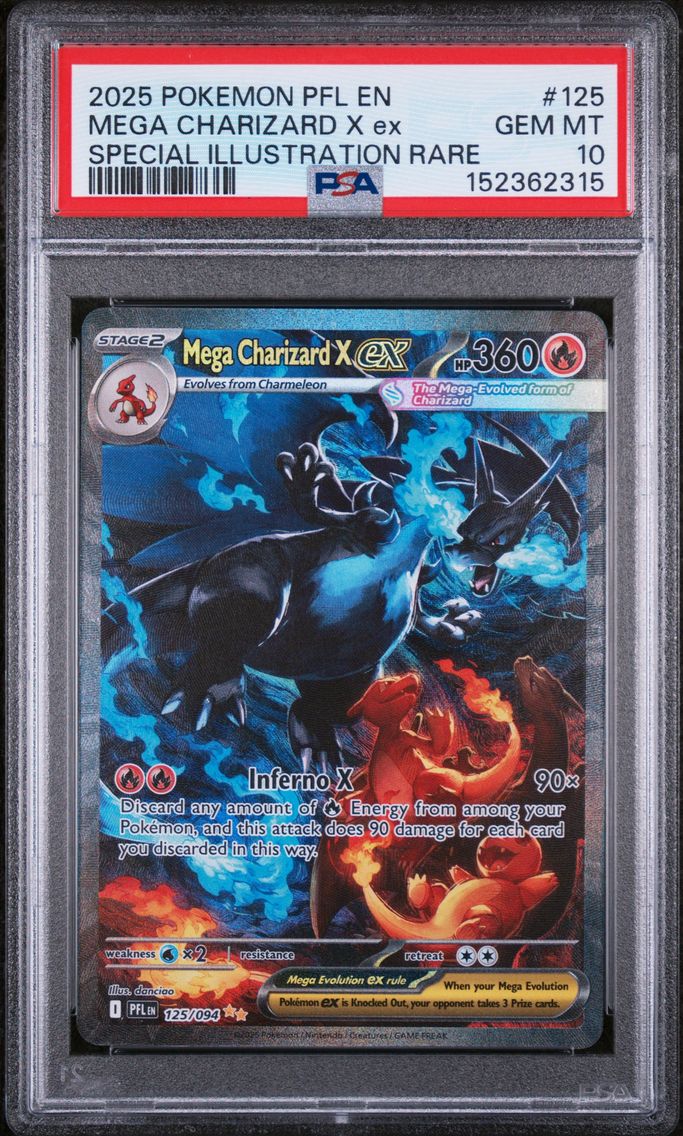 2025 #125 Mega Charizard X EX PS