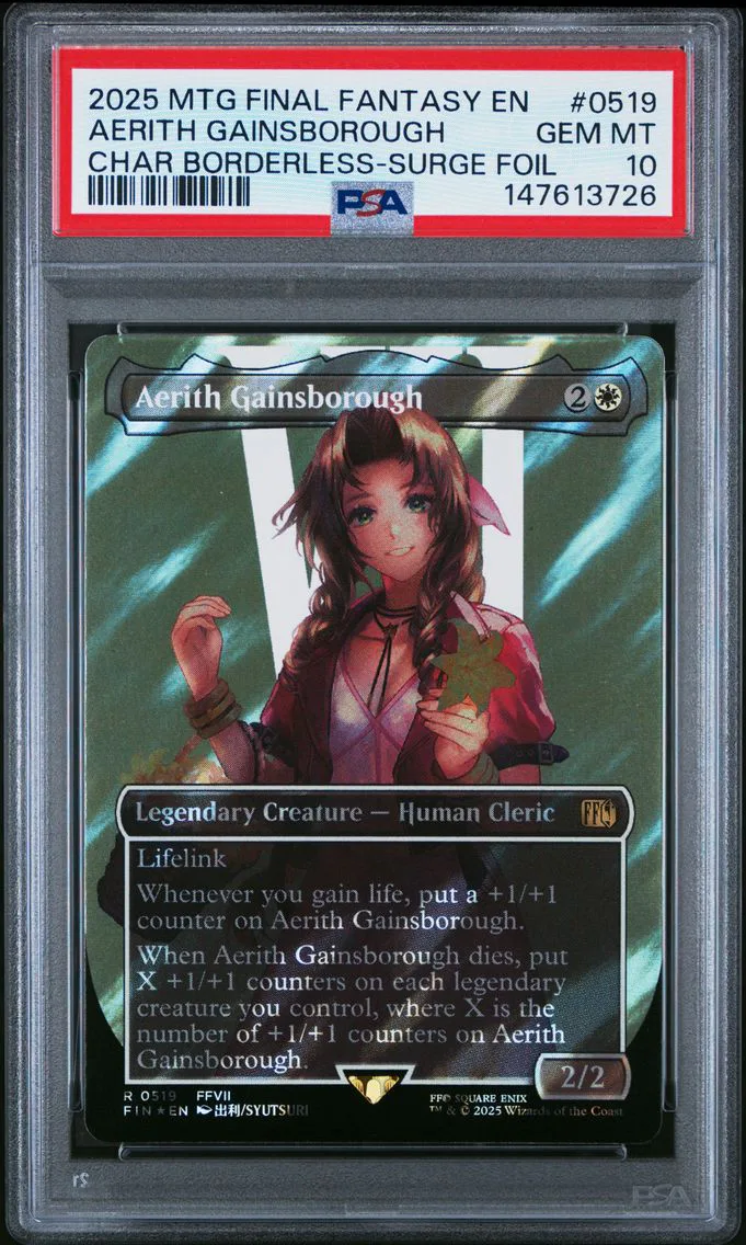2025 #0519 Aerith Gainsborough PSA 10 Final Fantasy