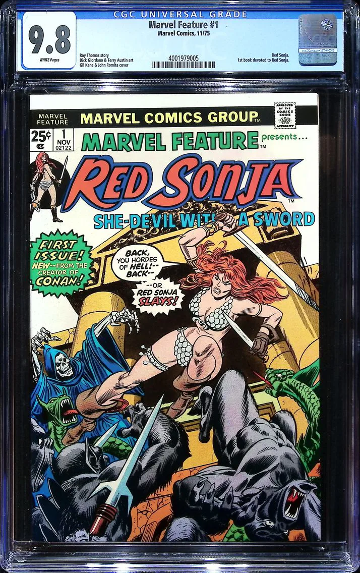 1975 Marvel Feature #1 CGC 9.8 Marvel Comics