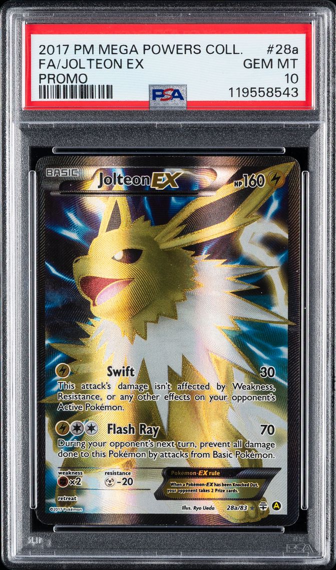 2017 #28a Full Art/Jolteon EX PS