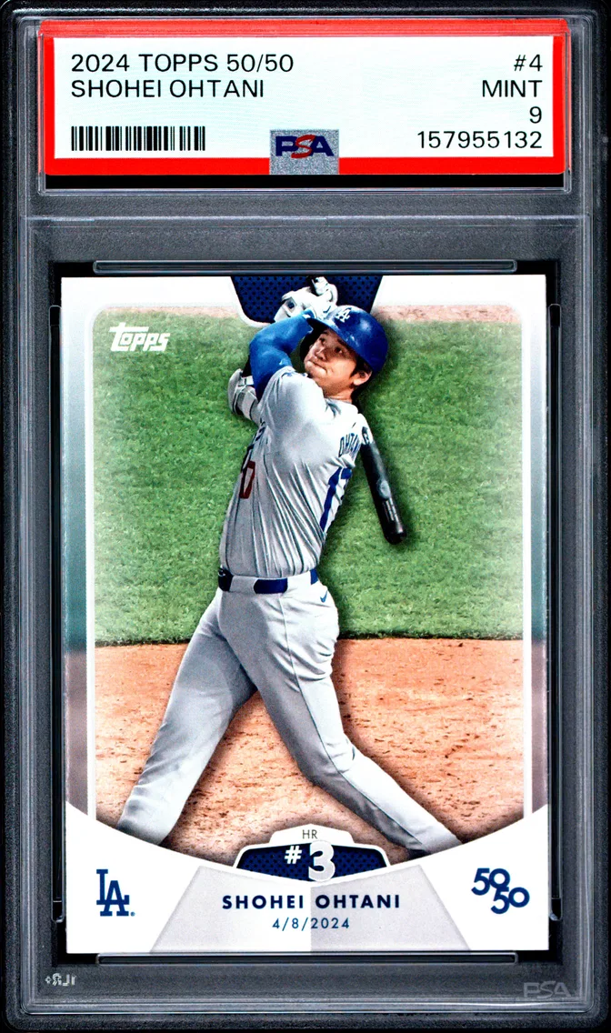 2024 #4 Shohei Ohtani PSA 9 Topps 50/50 Shohei Ohtani