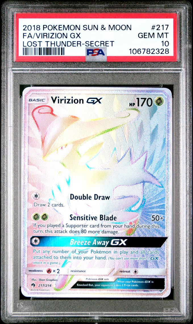 2018 #217 Full Art/Virizion GX P