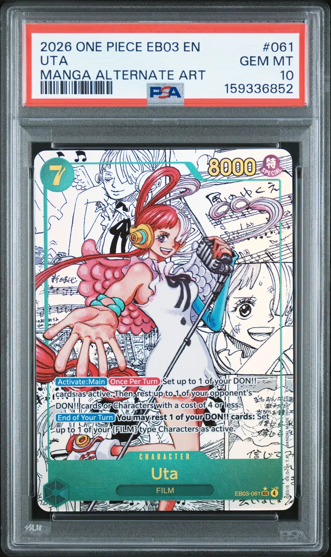 2026 #061 Uta PSA 10 One Piece E