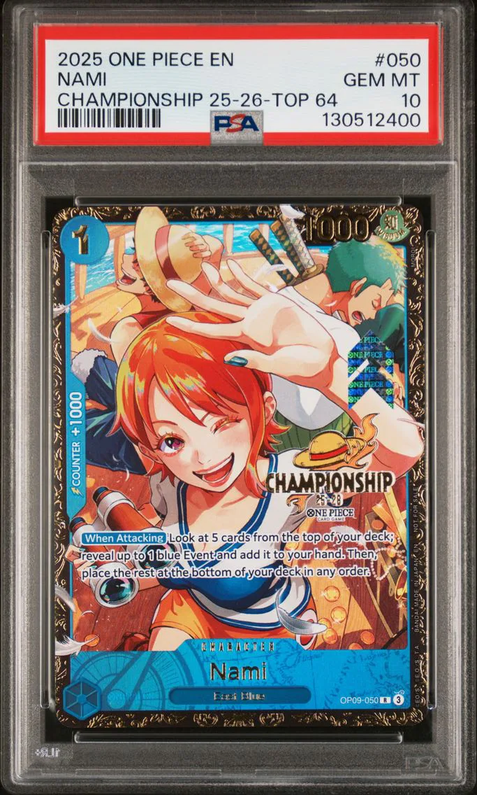 2025 #050 Nami PSA 10 One Piece 