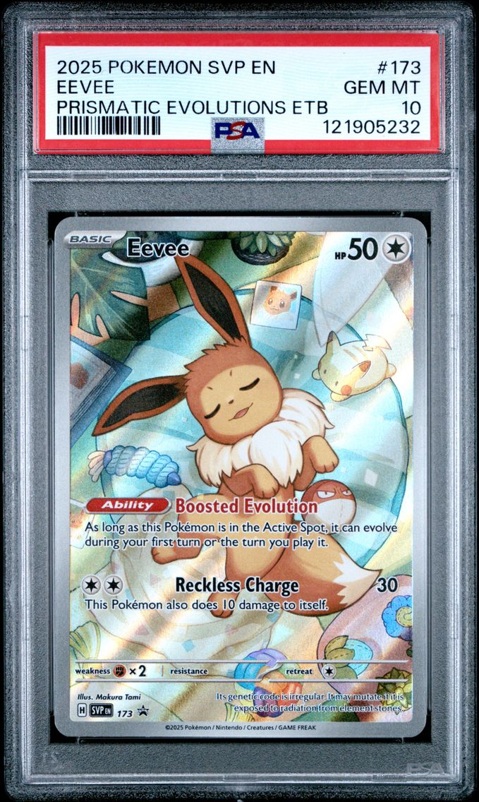 2025 #173 Eevee PSA 10 Svp EN-SV Black Star Promo Pokemon