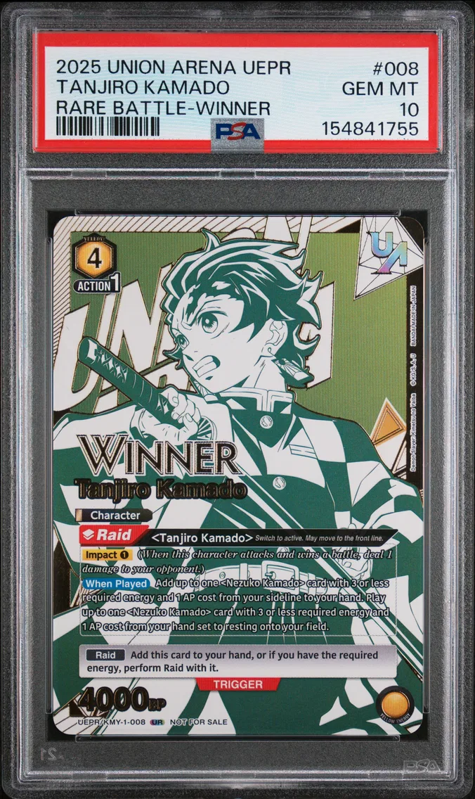 2025 #008 Tanjiro Kamado PSA 10 Union Arena Uepr-Promos