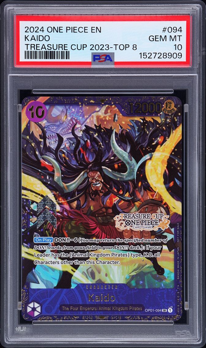 2024 #094 Kaido PSA 10 One Piece