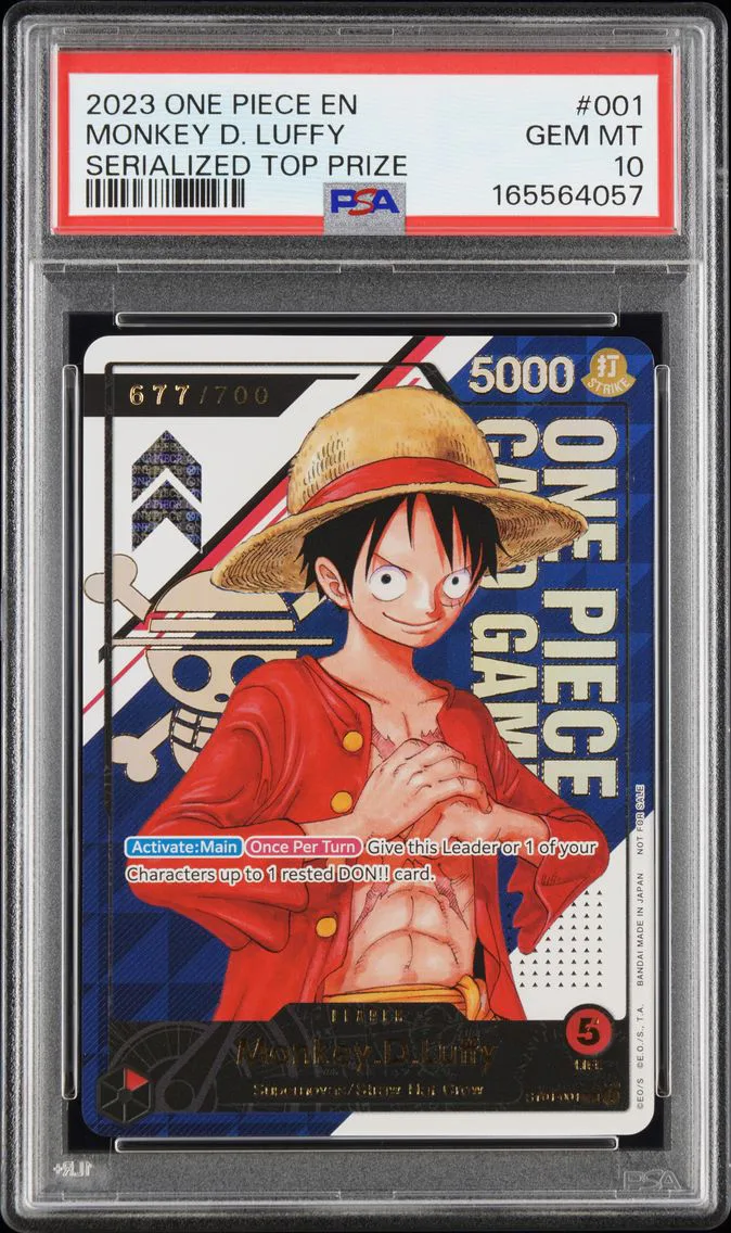 2023 #001 Monkey D. Luffy PSA 10 One Piece Promos