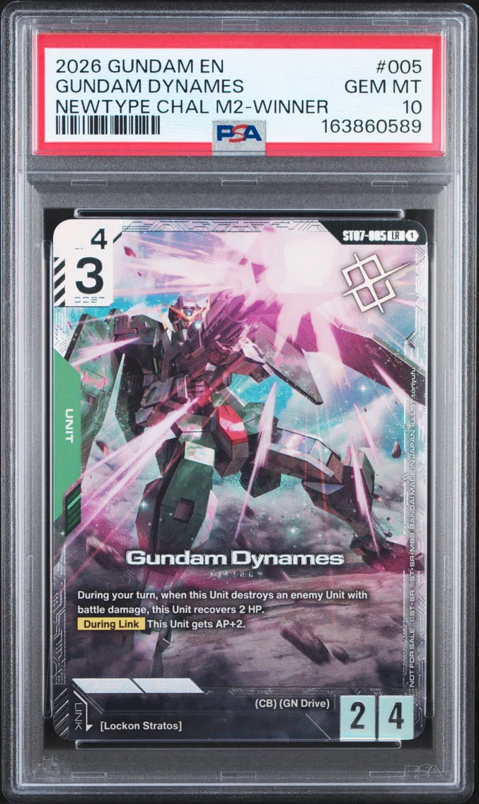 2026 #005 Gundam Dynames PSA 10 Gundam Promo