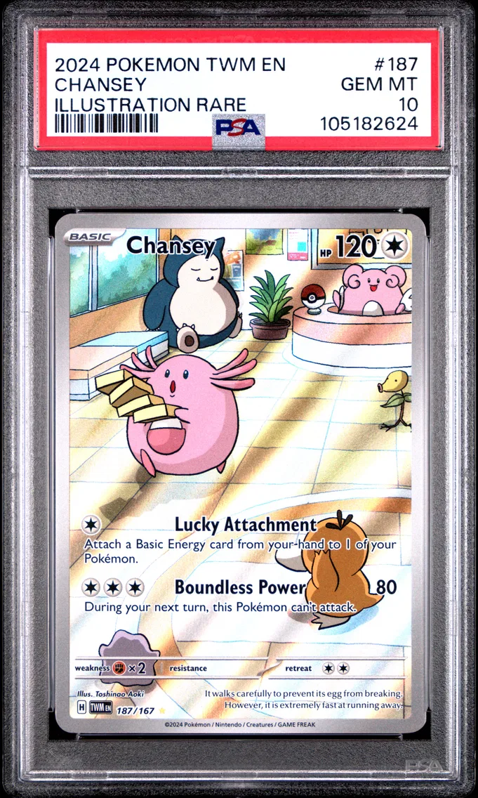 2024 #187 Chansey PSA 10 Twm EN-Twilight Masquerade