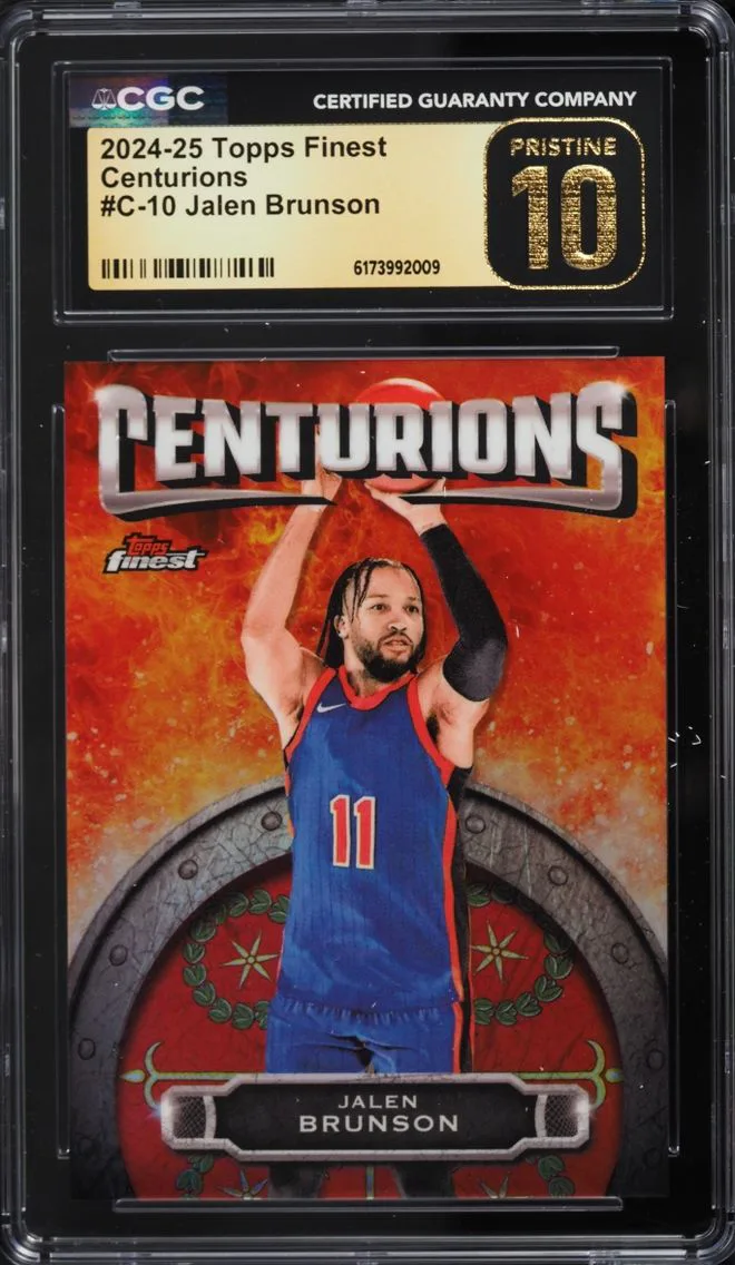 2024 Finest Centurions Jalen Brunson #C-10 CGC 10 PRISTINE