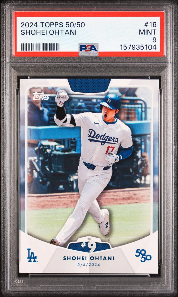 2024 #16 Shohei Ohtani PSA 9 Topps 50/50 Shohei Ohtani