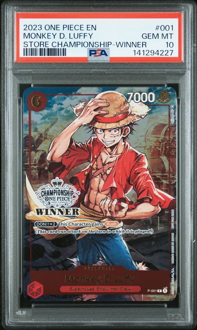 2023 #001 Monkey D. Luffy PSA 10