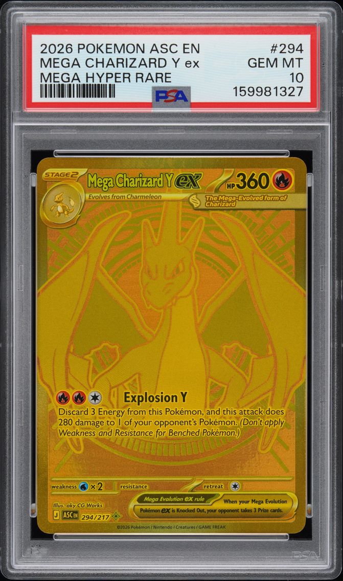 2026 #294 Mega Charizard Y EX PS