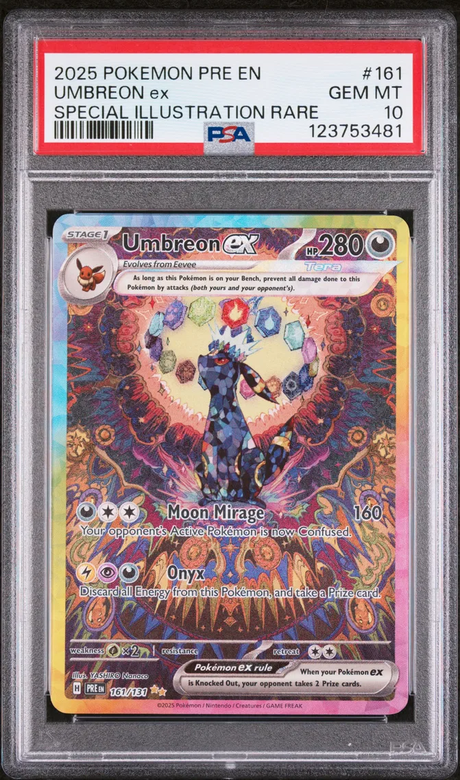 2025 #161 Umbreon EX PSA 10 Pre EN-Prismatic Evolutions