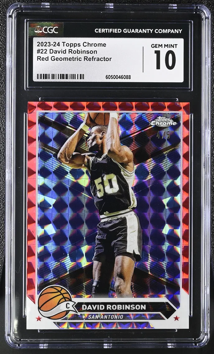 2023 #22 David Robinson CGC 10 Topps Chrome
