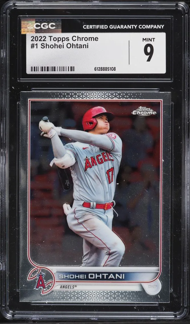 2022 Topps Chrome Shohei Ohtani #1 CGC 9 MINT