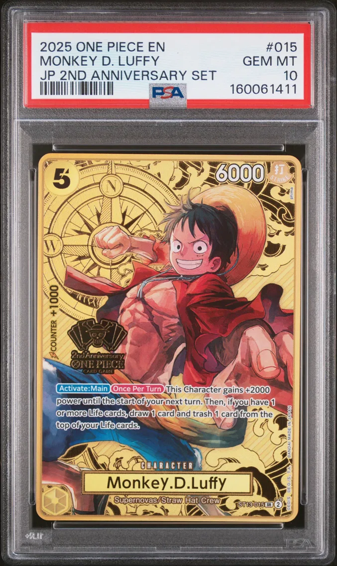 2025 #015 Monkey D. Luffy PSA 10