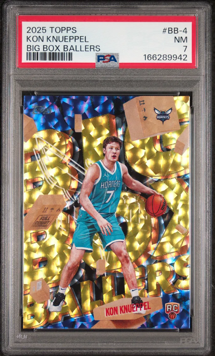 2025 #BB-4 Kon Knueppel PSA 7 Topps Big Box Ballers