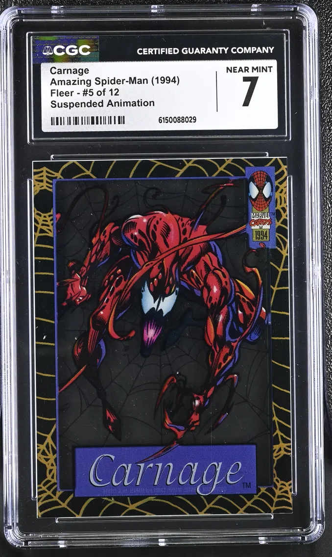 1994 #5 of 12 Carnage CGC 7 Amazing Spider-Man (1994 Fleer) - English