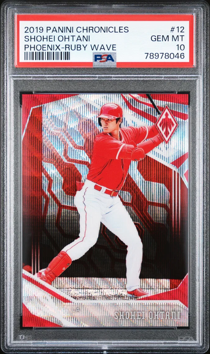2019 #12 SHOHEI OHTANI PSA 10 Panini Chronicles Phoenix