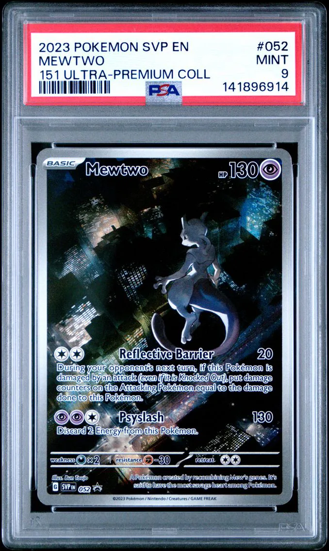 2023 #052 Mewtwo PSA 9 Svp EN-SV Black Star Promo Pokemon