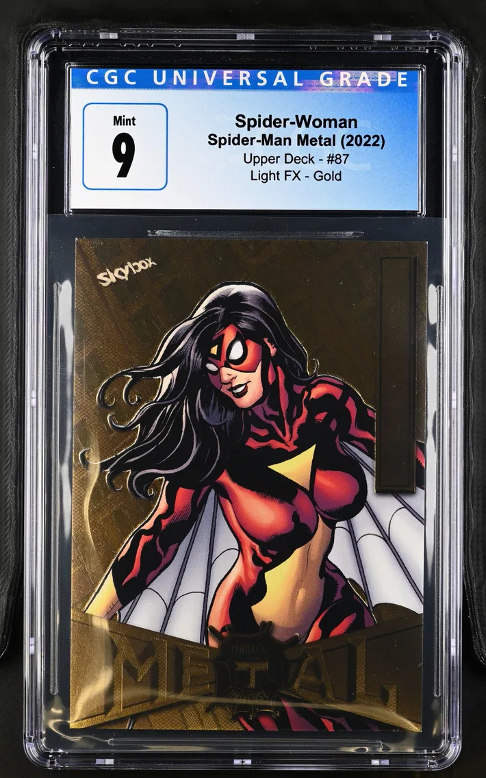 2022 #87 Spider-Woman CGC 9 Spider-Man Metal - English