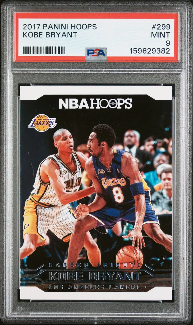 2017 #299 Kobe Bryant PSA 9 Panini Hoops