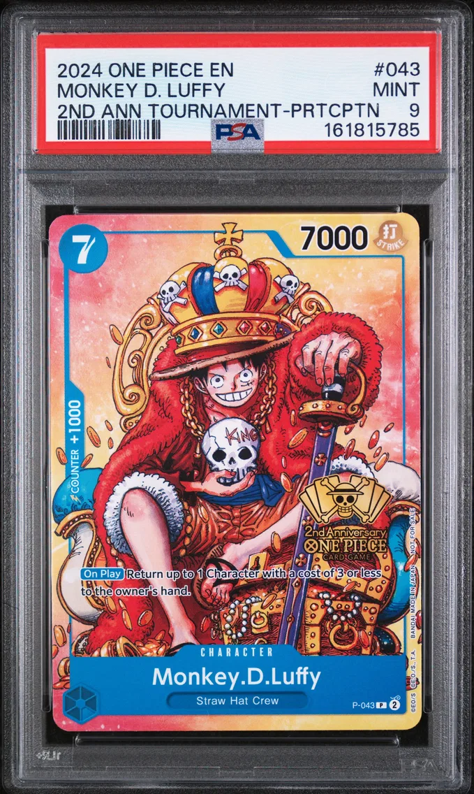 2024 #043 Monkey D. Luffy PSA 9 One Piece Promos