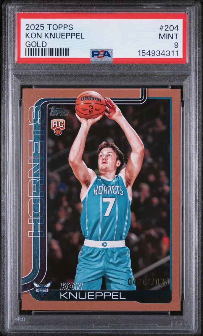 2025 #204 Kon Knueppel PSA 9 Topps