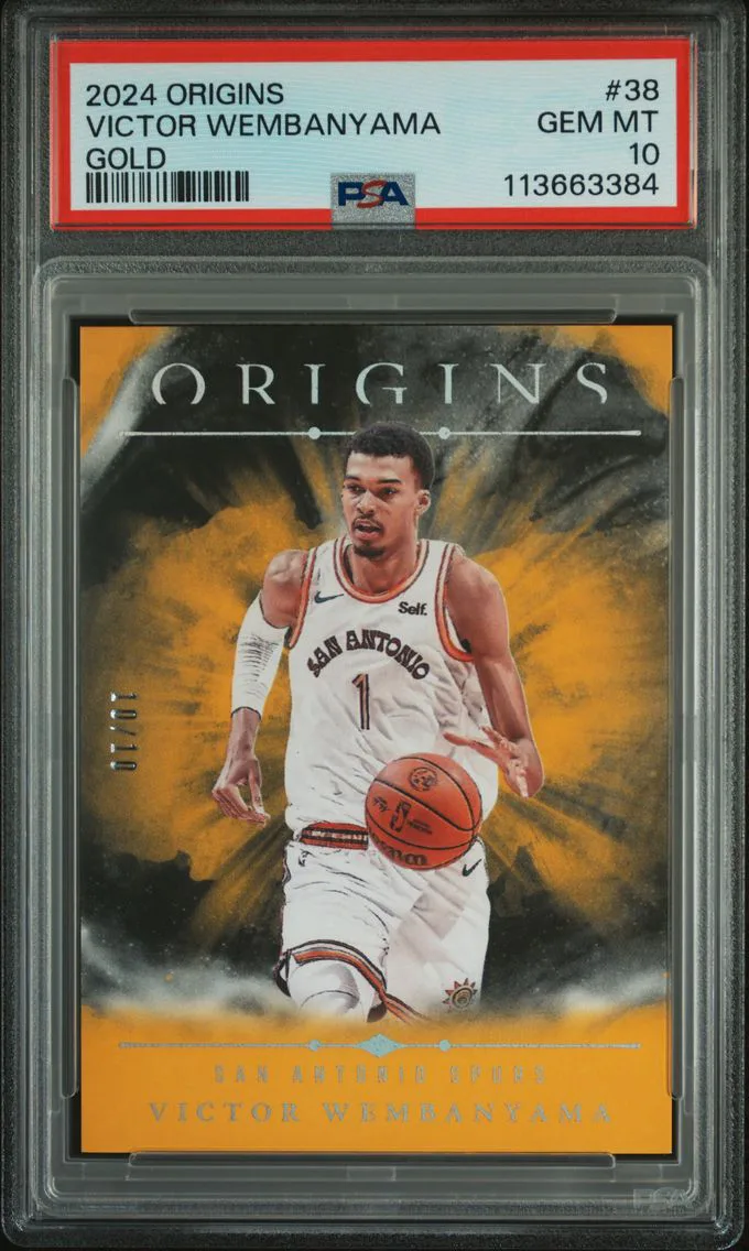 2024 #38 Victor Wembanyama PSA 10 Panini Origins