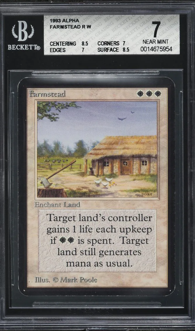 1993 #19 ALPHA FARMSTEAD BGS 7 MAGIC THE GATHERING