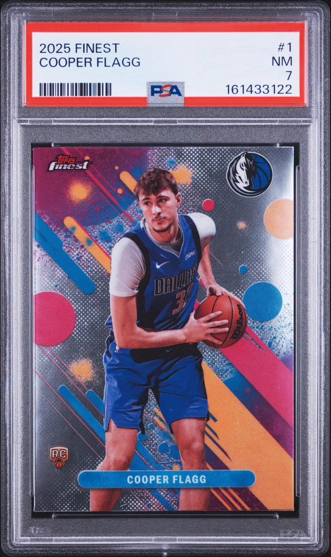 2025 #1 Cooper Flagg PSA 7 Topps Finest