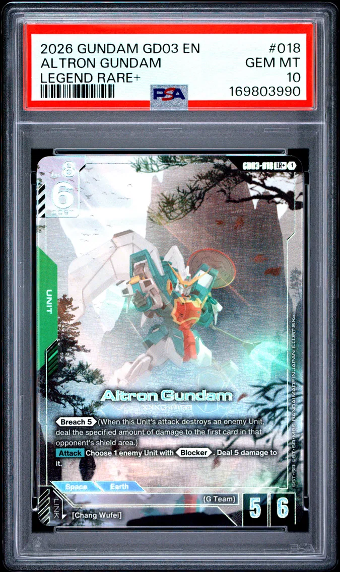 2026 #018 Altron Gundam PSA 10 Gundam GD03-Steel Requiem