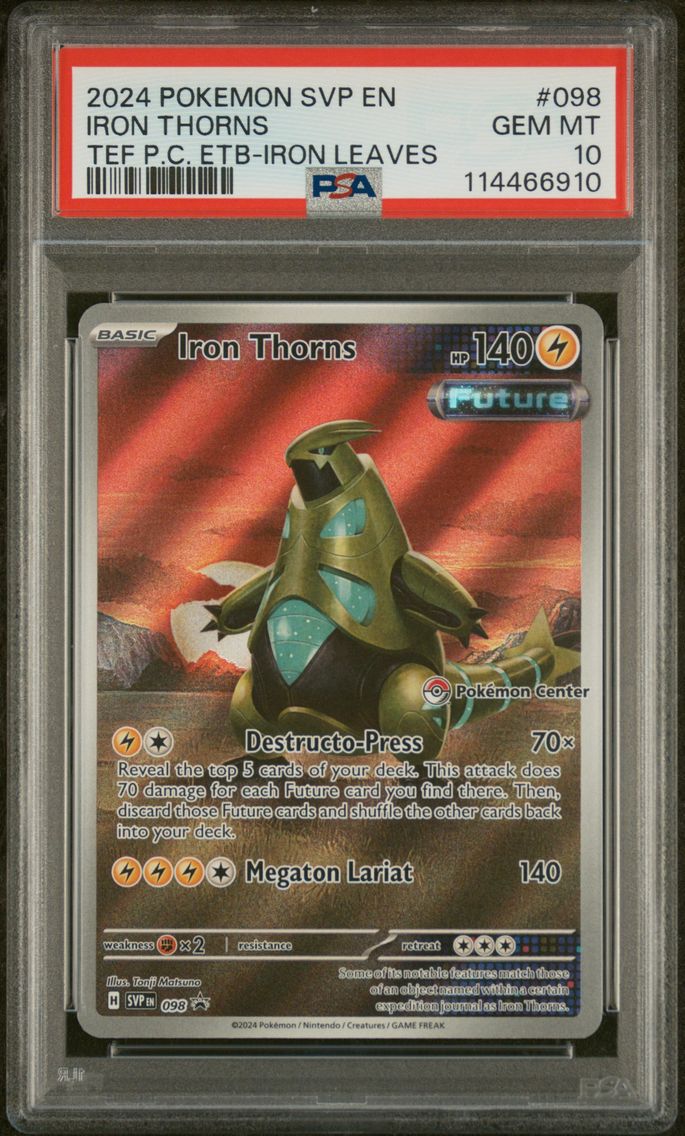2024 \#098 Iron Thorns PSA 10 Svp