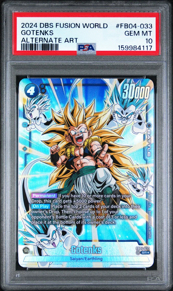 2024 #FB04-033 Gotenks PSA 10 Dragon Ball Super Card Game Fusion World Ultra Limit