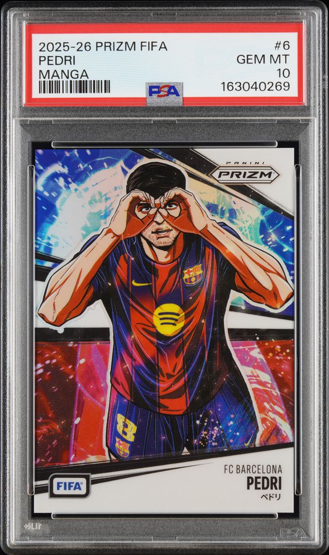 2025 #6 Pedri PSA 10 Panini Priz