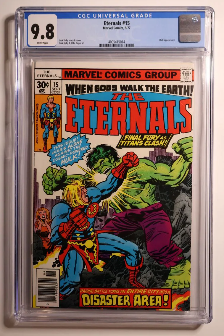 1977 Eternals #15 CGC 9.8 Marvel Comics
