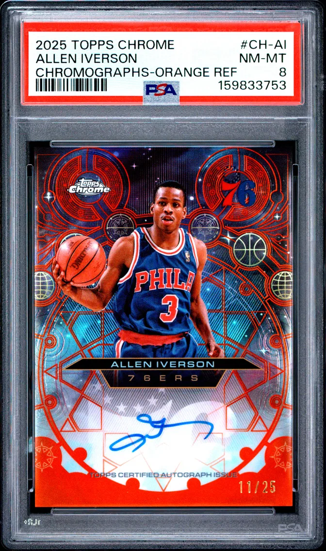 2025 #CH-AI Allen Iverson PSA 8 