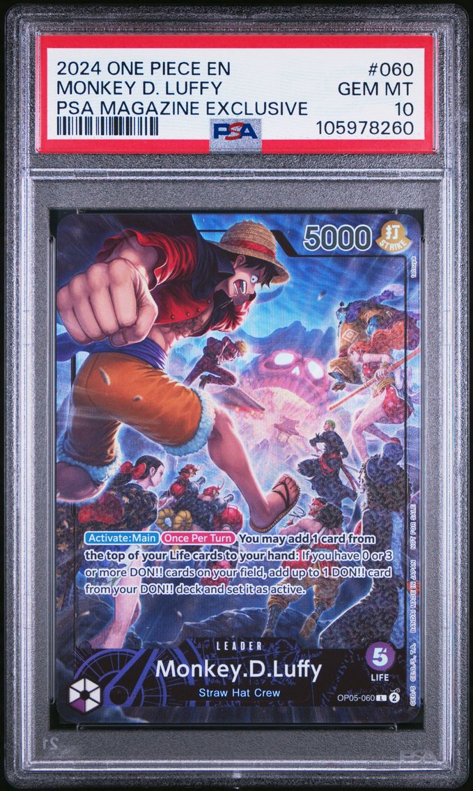 2024 #060 Monkey D. Luffy PSA 10 One Piece Promos