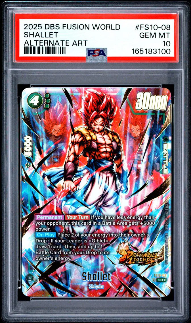 2025 #FS10-08 Shallet PSA 10 Dragon Ball Super Card Game Fusion World Starter Deck EX Giblet
