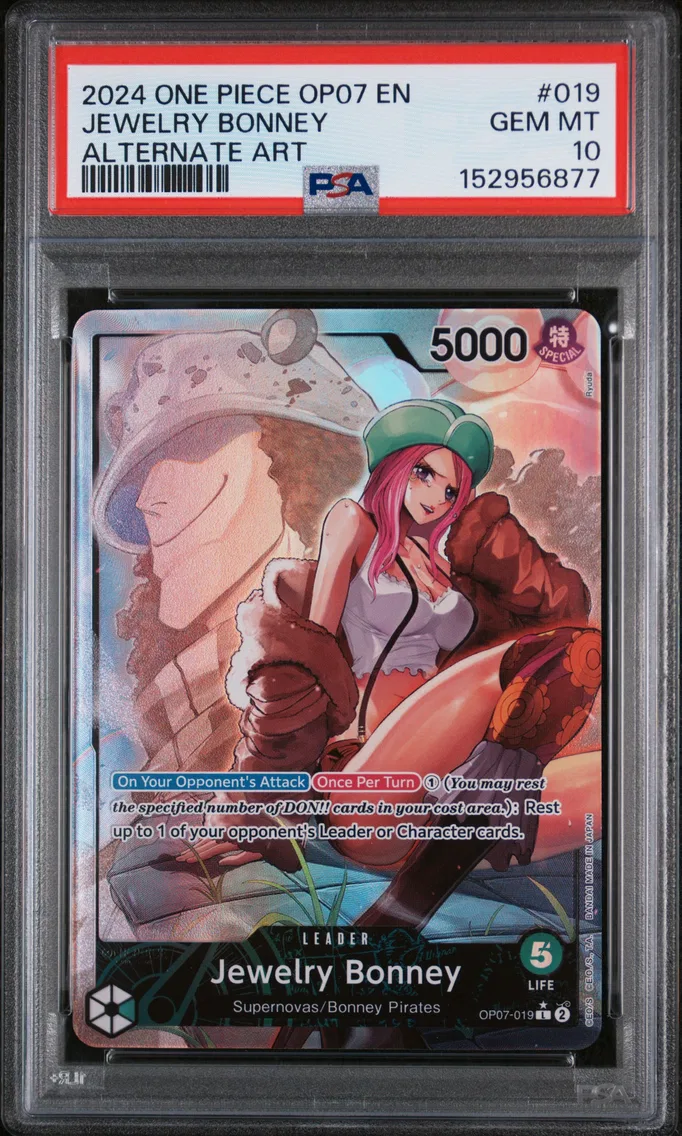 2024 #019 Jewelry Bonney PSA 10 One Piece OP07-500 Years in the Future