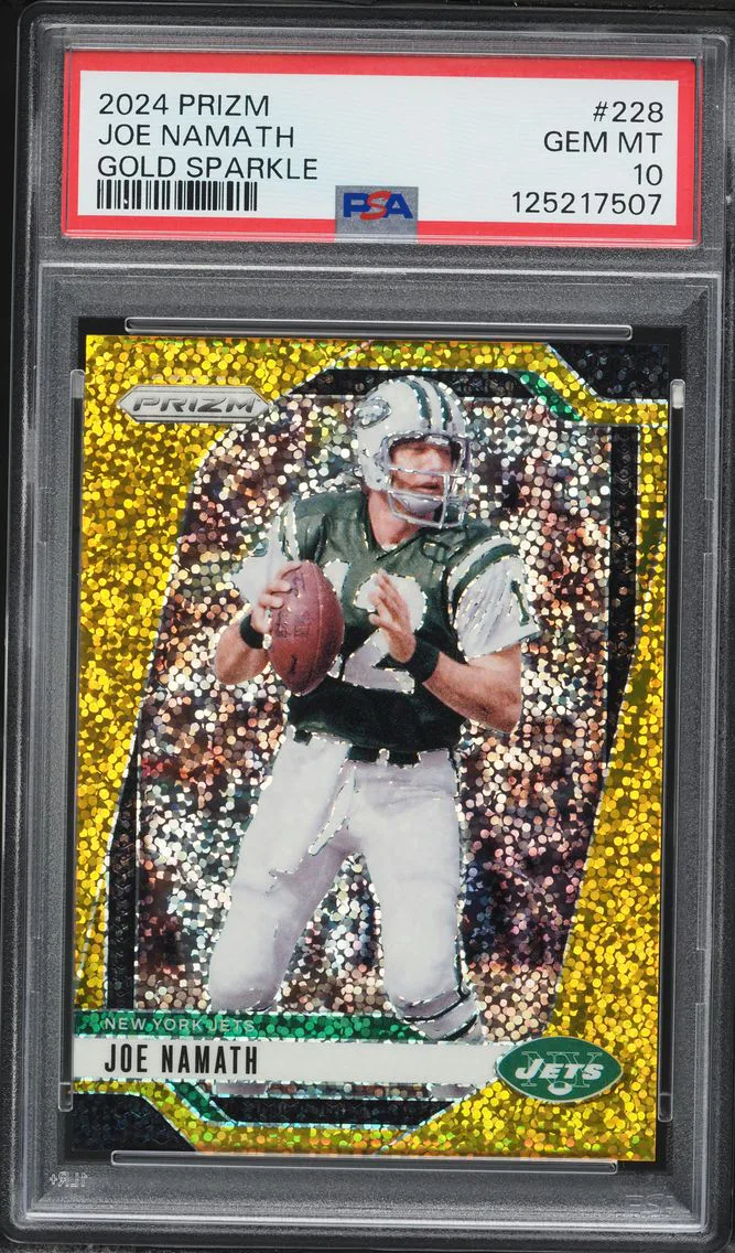 2024 #228 Joe Namath PSA 10 Panini Prizm Football