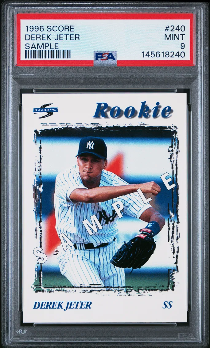 1996 #240 Derek Jeter PSA 9 Score