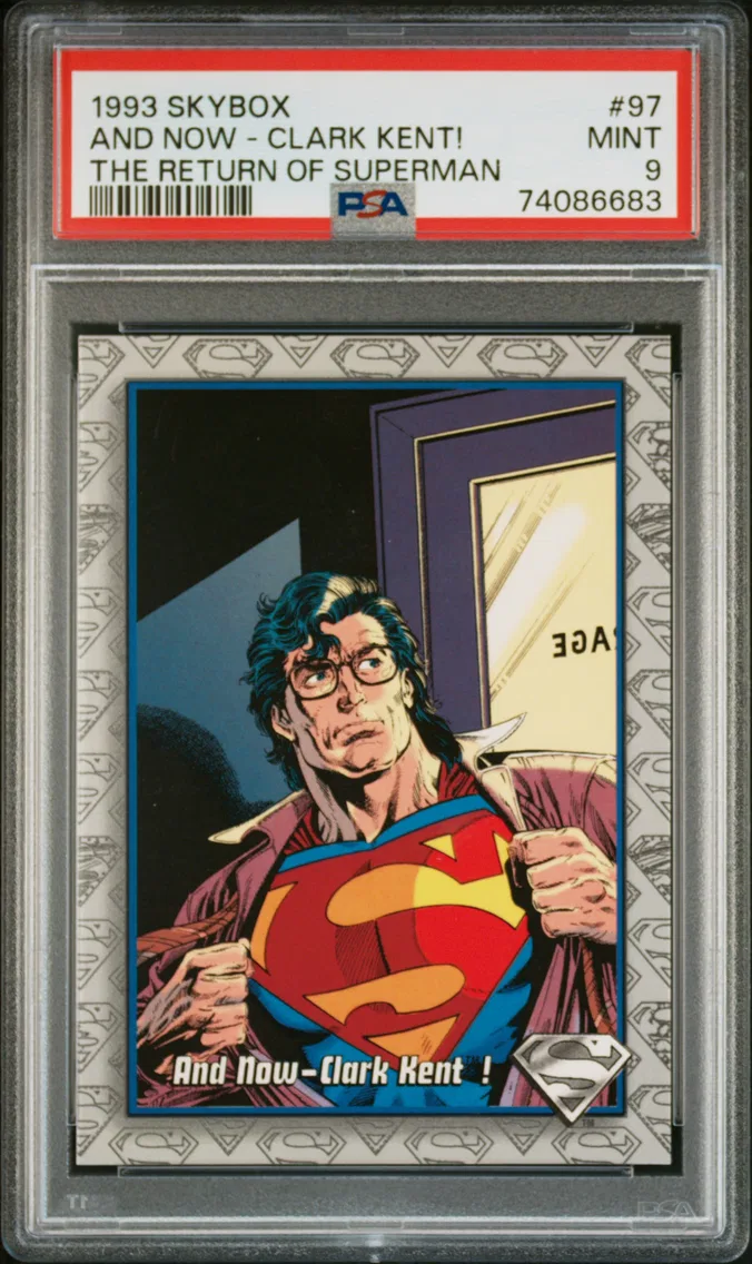 1993 #97 And Now - Clark Kent! PSA 9 Skybox the Return of Superman